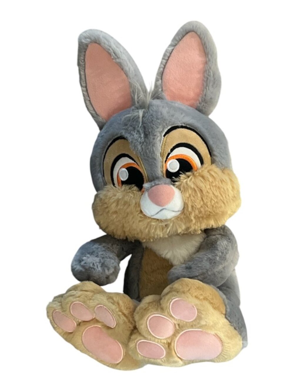 DISNEY Thumper Plush Bunny Rabbit Bambi Friend Big Feet 15" Embroidered Face
